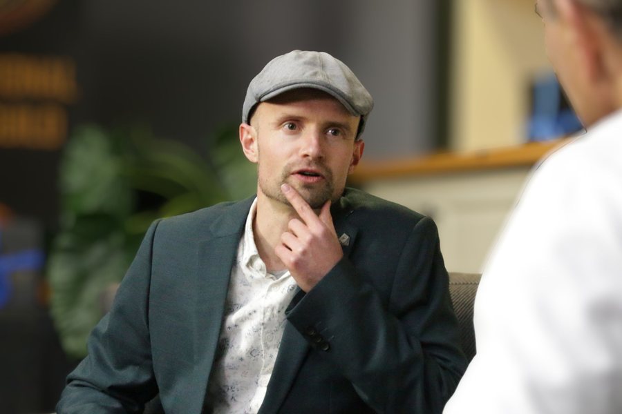 James Cordiner in a business coaching conversation